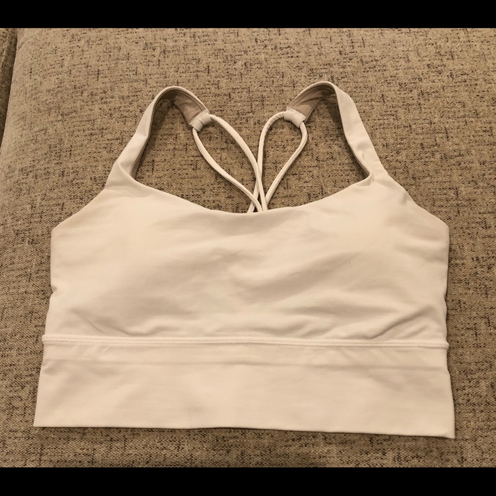 COPY - Lululemon Longline Free to Be Bra White 6